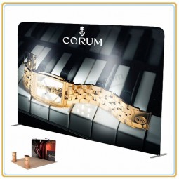 Factory direct sale high quality 20ft Tension Fabric Display Banner Stand for Exhibition (straight type)