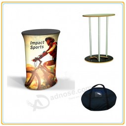 Factory direct sale high quality Fashionable Tension Fabric Counter Display (Oval Style)