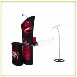 Factory direct sale high quality Fabric Tension Banner Stands with Arc Angle Top