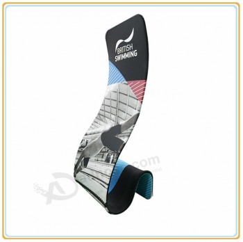 Wholesale customized top quality Stretchy Textile Totem Banner Stands for Promotion