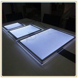 Wholesale customized top quality LED Crystal Slim Light Box (A4)