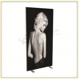 Wholesale customized top quality Free Standing Tension Fabric Light Box for Art Display