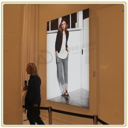 Wholesale customized top quality Inner Store Edgeless Fabric Light Box for Artwork Display