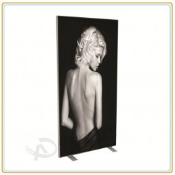 Wholesale customized top quality Free Standing Tension Fabric Light Box for Art Display