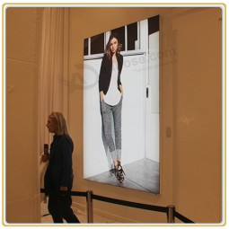 Wholesale customized top quality Inner Store Edgeless Fabric Light Box for Artwork Display