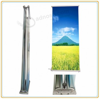 Wholesale customized high quality 200*85cm Double Sided Advertising Banner Stand