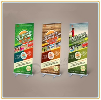 Wholesale customized high quality Economic 85*200cm Pop up Banner Stand