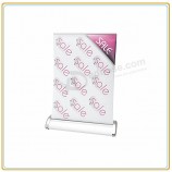 Wholesale customized high quality A4 Desktop Roll up Banner Stand