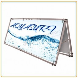 Wholesale customized high quality Aluminum Outdoor a Frame Portable Display Stand (125*300cm)