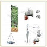 Factory direct wholesale customize top quality 5m Flag Pole Display Stand for Beach, Display Exhibition, Promotion