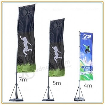 Wholesale customized high-end 4m Feather Flag Banner Display with Water Tank Base