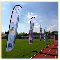 Wholesale customized high-end Sports Event Banner Display/Advertising Flag Banner Stand (5.5m)