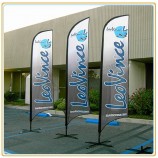 Factory direct wholesale customize top quality Outdoor Custom Polyester Feather Flags and Banners (3.5m) with your logo