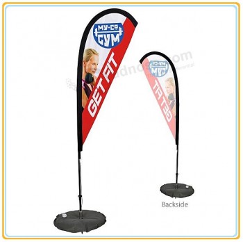 Factory direct wholesale customize top quality Flying Banner/Display Outdoor Advertising Beach Banner Flag Wholesales (3.5m)