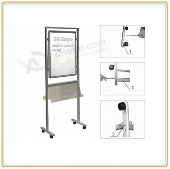 Factory direct wholesale customize top quality Mobile Poster Stand with 50*70cm Double Sided Posters