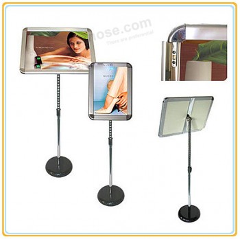 Factory direct wholesale customize top quality Height-Adjustable A4 Poster Stand/Telescopic Ad Poster Holder