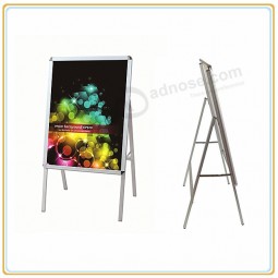 Factory direct wholesale customize top quality Hot Selling Metal Poster Display Stand/Pavement Poster Board