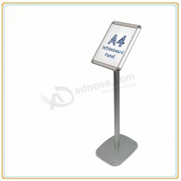 Factory direct wholesale customize top quality Free Standing A4 Floor Poster Sign Holder Stand