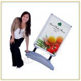 Factory direct wholesale customize top quality Moving A1 Poster Stand with Big Water Tank with your logo