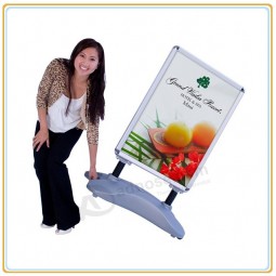 Factory direct wholesale customize top quality Moving A1 Poster Stand with Big Water Tank with your logo