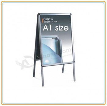 Factory direct wholesale customize top quality Aluminum Front Open Outdoor Sign Board/Snap Frame Display Stand with your logo