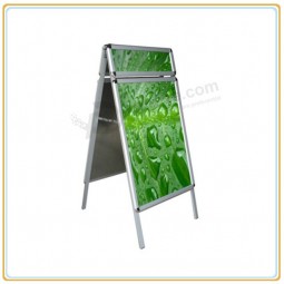 Factory direct wholesale customize top quality Aluminum Outdoor Poster Stand /Double Sided Photo Frame Stand
