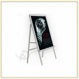Factory direct wholesale customize top quality Pavement Single Sided Snap Frame Sign Board/Floor Poster Stand