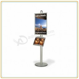 Factory direct wholesale customize top quality Automobile Show Poster Holder with Single Sign Rack (E06P13)