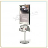 Factory direct wholesale customize top quality Automobile Show Poster Holder with Double Sign Rack (E06P13)