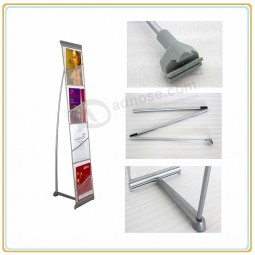 Factory direct wholesale customize top quality Portable Mesh Literature Stand with 4 A4 Net Holders