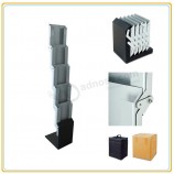 Factory direct wholesale customize top quality Floor Metal Brochure Rack /Floor Leaflet Stand (A4)