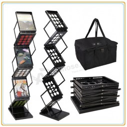 Factory direct wholesale customize top quality Newspaper Magazine Display Rack, Magazine Brochure Stand