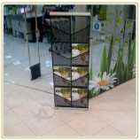 Factory direct wholesale customize top quality Cheap Mesh Brochure Stand with 8 Holders