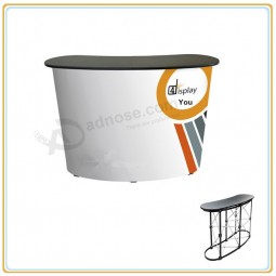 Factory direct wholesale customize top quality Aluminum Folding Pop up Counter for Ad Campaign