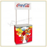 Factory direct wholesale customize top quality Hot Sale PVC Plastic Portable Display Promotion Counter