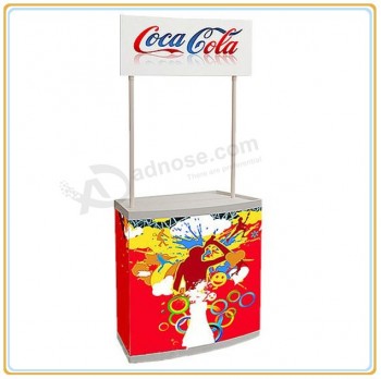Factory direct wholesale customize top quality Hot Sale PVC Plastic Portable Display Promotion Counter