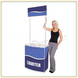 Factory direct wholesale customize top quality Booth Plastic PVC Promotional Counter