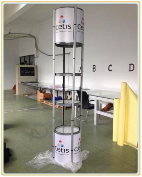 Wholesale customized high quality Exhibition Display Rack with 6-Layer Showcases
