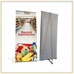 Wholesale customized top quality Shopping Mall Promotion Banner Stand (L Shape)