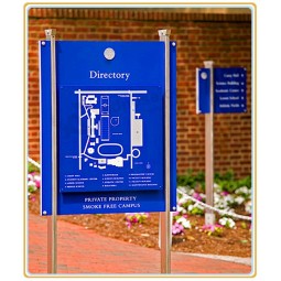 Factory direct sale top high quality Campus Directional Sign/Floor Standing Direction Sign