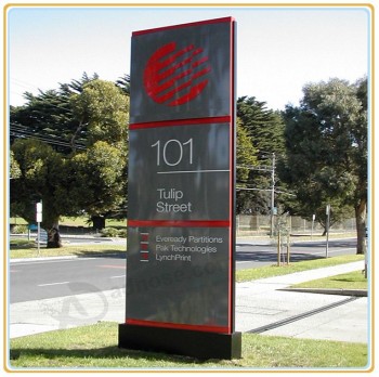 Factory direct sale top high quality Outdoor Way Finding Directional Sign/Free Standing Sign Board