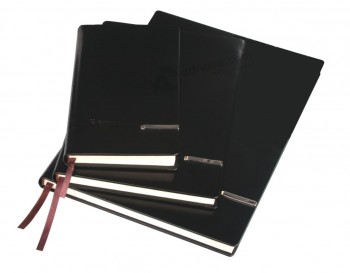 Benutzerdefinierte Spiralbindung Notebook mit schwarzem Hardcover