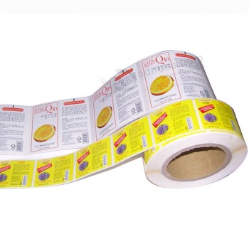 Groothandel roterende aangepaste kleurendruk zelf-Zelfklevende sticker & label
