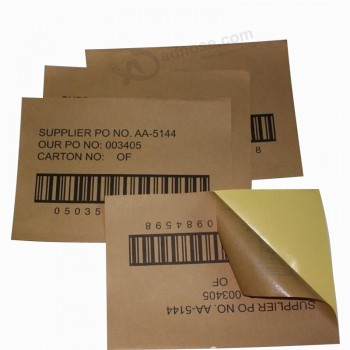 纸箱包装的自粘便宜的定制纸贴纸标签
