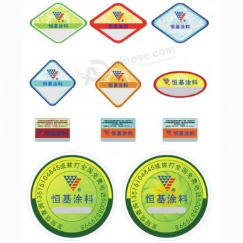 Wholesale Rotary Printing Self-Adhesive Custom Sticker Label with Cmyk Design