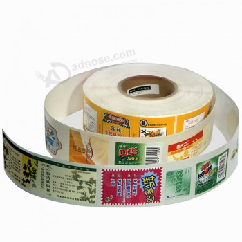 Wholesale Rotary Custom Printing Self-Adhesive Sticker Label