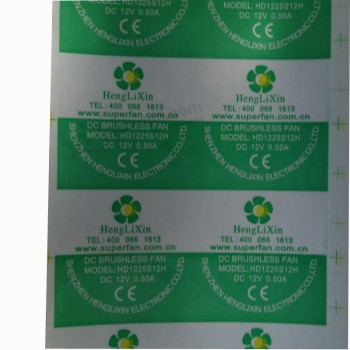 Zelfklevende aangepaste ambachtelijke papier sticker gekleurd papier label groothandel