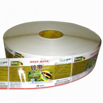 Fabricante de porcelana pegatinas de etiqueta de papel barato al por mayor