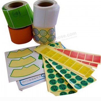 Custom Adhesive Label Sticker with Printed Logo Cheap Wholesale