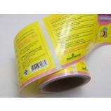 Custom Gloss White Paper Sticker Label Wholesale